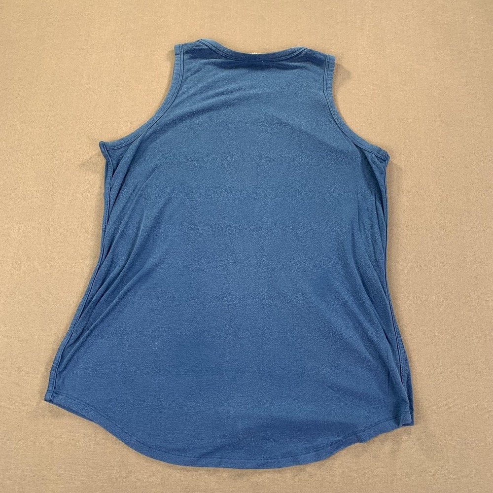 Athleta Tank Top Womens Small Blue Modal Blend Athletic Workout Sleeveless Soft - Picture 8 of 11
